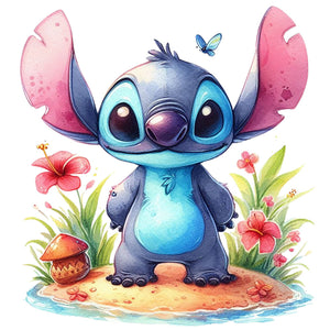 Stitch-Full Round Diamond Painting-30x30cm