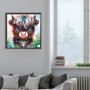 Yak-Full Round Diamond Painting-30x30cm
