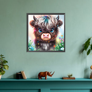Yak-Full Round Diamond Painting-30x30cm