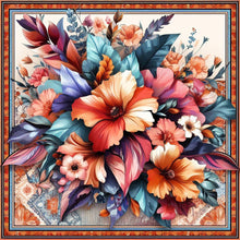 Load image into Gallery viewer, Flower-Full Round Diamond Painting-30x30cm
