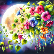 Load image into Gallery viewer, Flower-Full Round Diamond Painting-30x30cm
