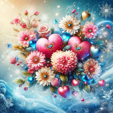 Load image into Gallery viewer, Flower-Full Round Diamond Painting-30x30cm
