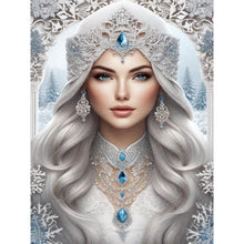 Load image into Gallery viewer, Lady-Full Round Diamond Painting-30x40cm
