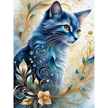 Load image into Gallery viewer, Cat-Full Round Diamond Painting-30x40cm
