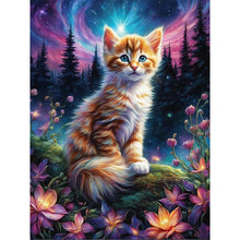 Load image into Gallery viewer, Cat-Full Round Diamond Painting-30x40cm
