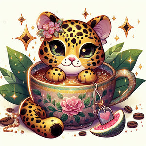 Animal-Full Round Diamond Painting-30x30cm