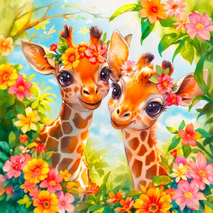 Animal-Full Round Diamond Painting-30x30cm