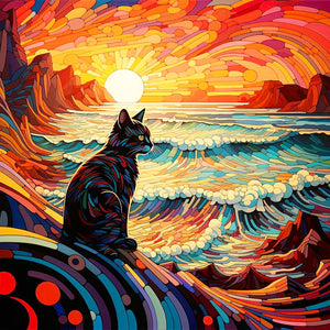 Animal-Full Round Diamond Painting-30x30cm
