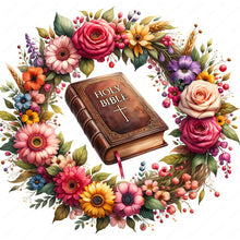 Load image into Gallery viewer, Bible-Full Round Diamond Painting-30x30cm
