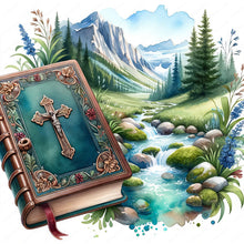 Load image into Gallery viewer, Bible-Full Round Diamond Painting-30x30cm
