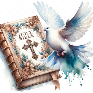 Bible-Full Round Diamond Painting-30x30cm