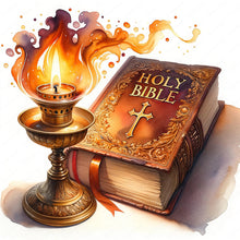 Load image into Gallery viewer, Bible-Full Round Diamond Painting-30x30cm
