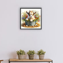 Load image into Gallery viewer, Sheep-Full Round Diamond Painting-30x30cm

