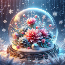 Load image into Gallery viewer, Flower-Full Round Diamond Painting-30x30cm
