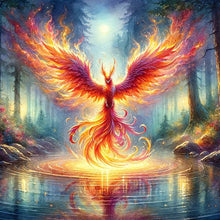 Load image into Gallery viewer, Phoenix-Full Round Diamond Painting-30x30cm
