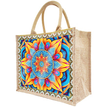 Load image into Gallery viewer, DIY Diamond Painting Linen Waterproof Handbag Shopping Storage Bag Totes Kit(with 2pcs diamond painting)
