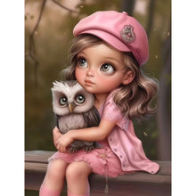 Load image into Gallery viewer, Princess Girl-Full Round Diamond Painting-30x40cm
