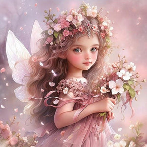 Fantasy Girl-Full Round Diamond Painting-40x40cm