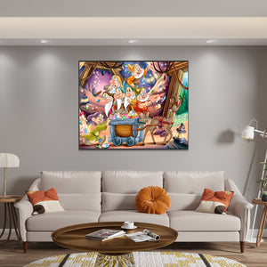 Forest Dwarf-Full Round Diamond Painting-90x70cm-Large Size