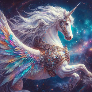 Unicorn-Full Round Diamond Painting-30x30cm