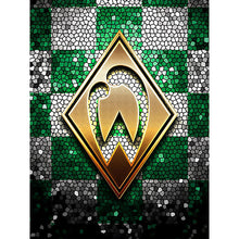 Load image into Gallery viewer, Werder Bremen Logo-Full Round Diamond Painting-30x40cm

