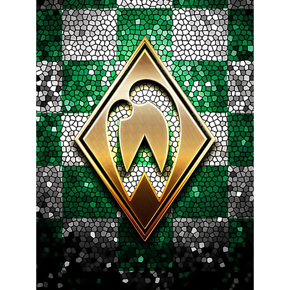 Werder Bremen Logo-Full Round Diamond Painting-30x40cm