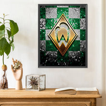 Load image into Gallery viewer, Werder Bremen Logo-Full Round Diamond Painting-30x40cm
