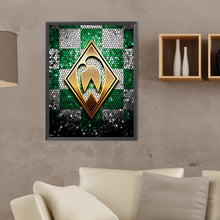 Load image into Gallery viewer, Werder Bremen Logo-Full Round Diamond Painting-30x40cm
