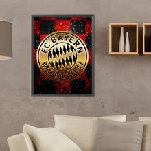 Load image into Gallery viewer, Bayern Munich Logo-Full Round Diamond Painting-30x40cm

