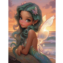 Load image into Gallery viewer, Sweet Girl-Full Round Diamond Painting-30x40cm
