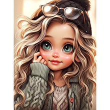 Load image into Gallery viewer, Life of Pets Girl-Full Round Diamond Painting-30x40cm
