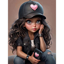Load image into Gallery viewer, Life of Pets Girl-Full Round Diamond Painting-30x40cm
