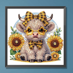 Yak-Partial Special Diamond Painting-30x30cm