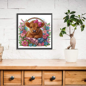Yak-Partial Special Diamond Painting-30x30cm