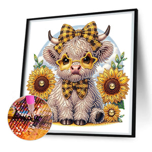 Yak-Partial Special Diamond Painting-30x30cm