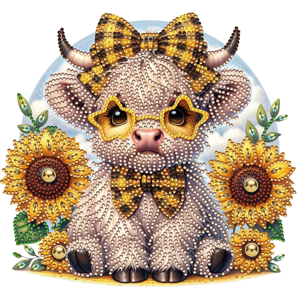 Yak-Partial Special Diamond Painting-30x30cm
