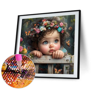 Fantasy Girl-Full Round Diamond Painting-30x30cm