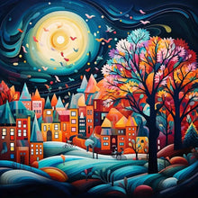 Load image into Gallery viewer, Color House-Full Round Diamond Painting-40x40cm
