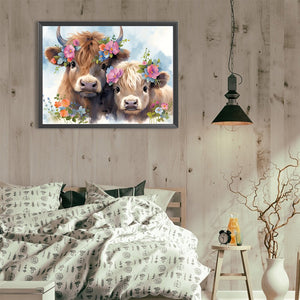 Yak-Full Round Diamond Painting-40x30cm