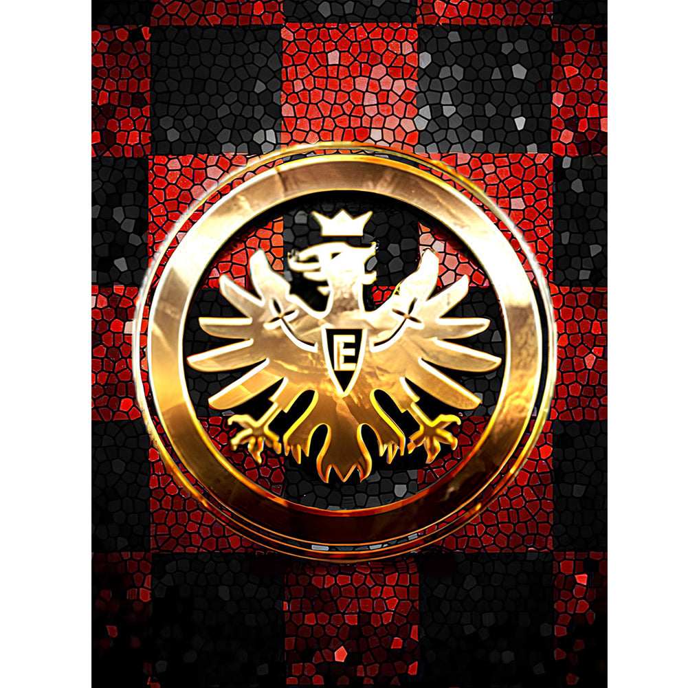 Frankfurt Logo-Full Round Diamond Painting-30x40cm
