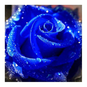 Blue Rose - Full Drill Diamond Painting