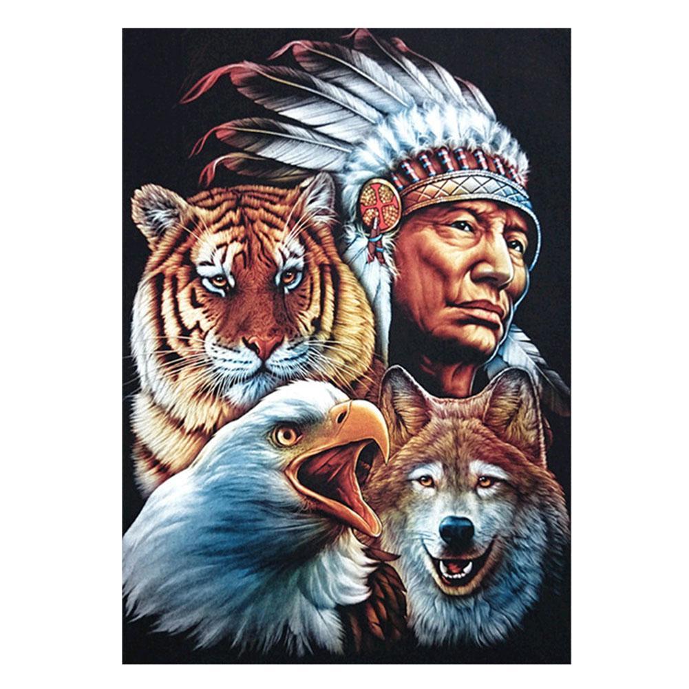 Indian Animals - Full Drill Diamond Painting