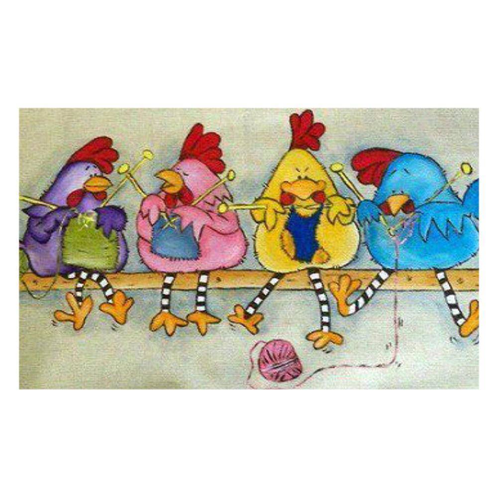 Chickens  - Full Drill Diamond Painting