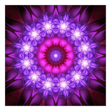 Load image into Gallery viewer, Purple Flower - Full Drill Diamond Painting
