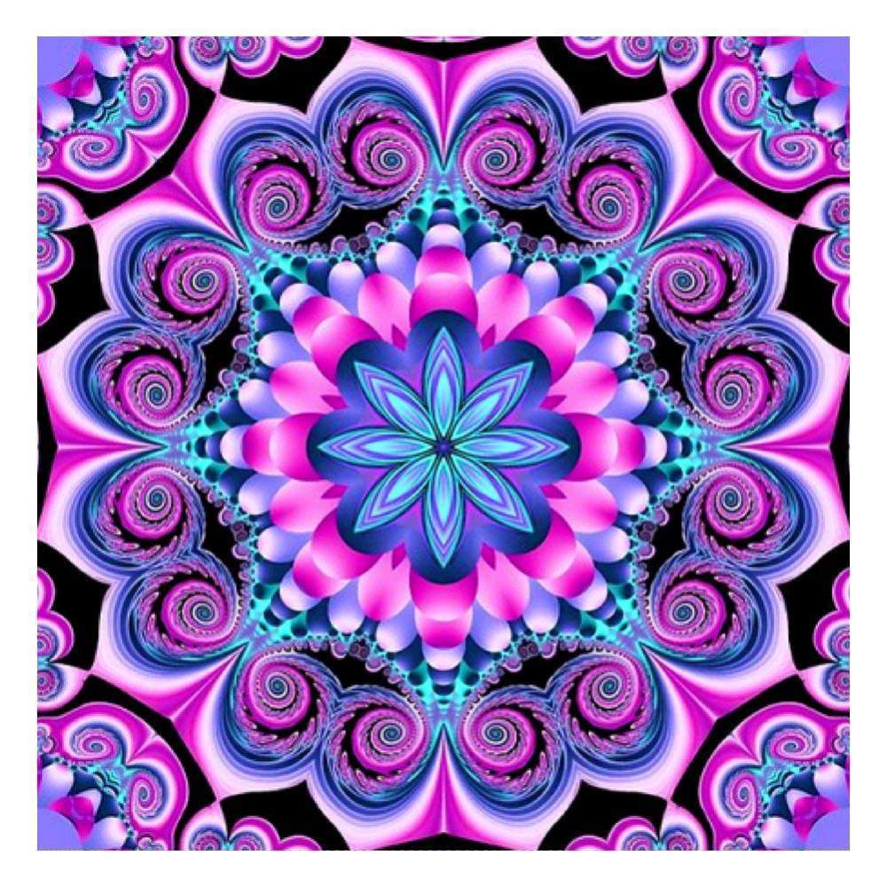 Purple Mandala  - Full Drill Diamond Painting