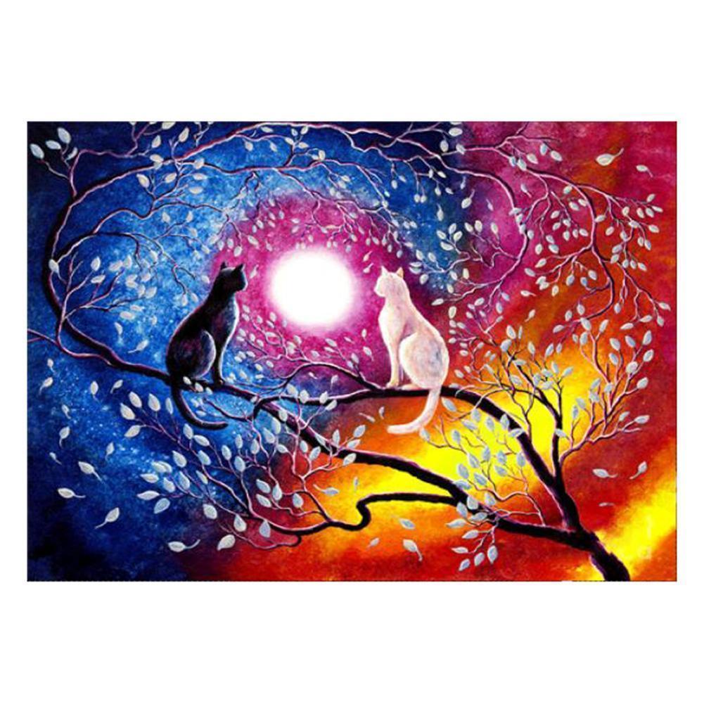 Cats Tree - Full Drill Diamond Painting