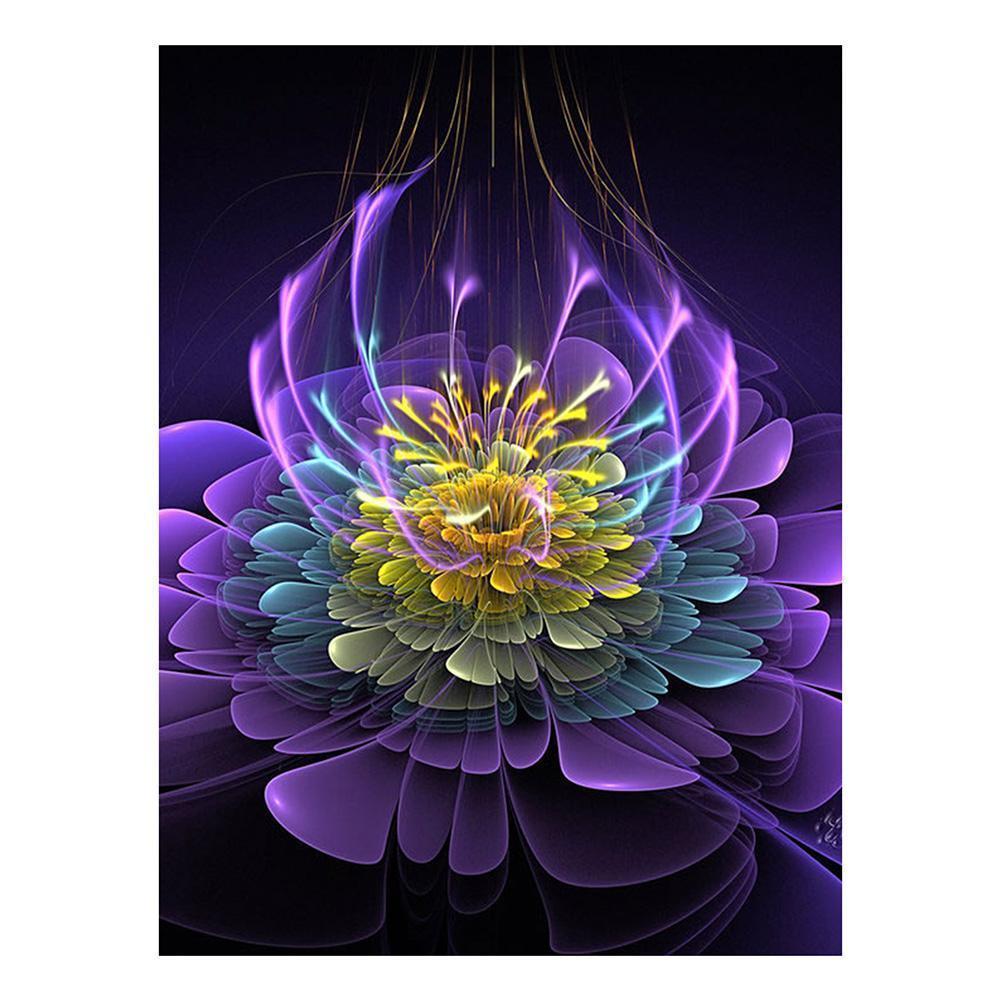 Fluorescent Flower - Full Drill Diamond Painting