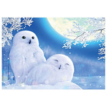 Load image into Gallery viewer, White Owls - Full Drill Diamond Painting
