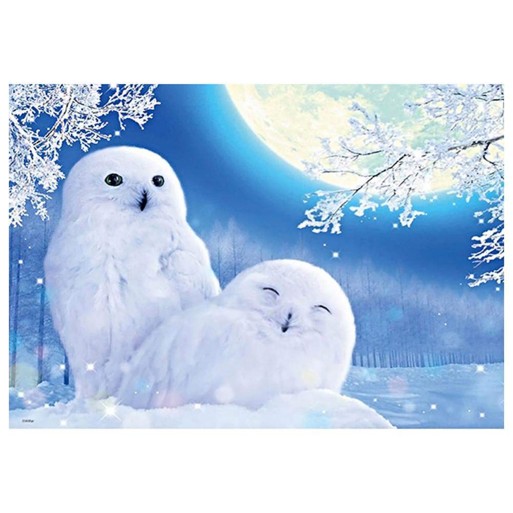 White Owls - Full Drill Diamond Painting