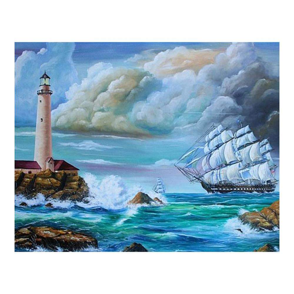Sea View - Full Drill Diamond Painting